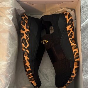 APL Black and Animal Print Sneakers size 7.5